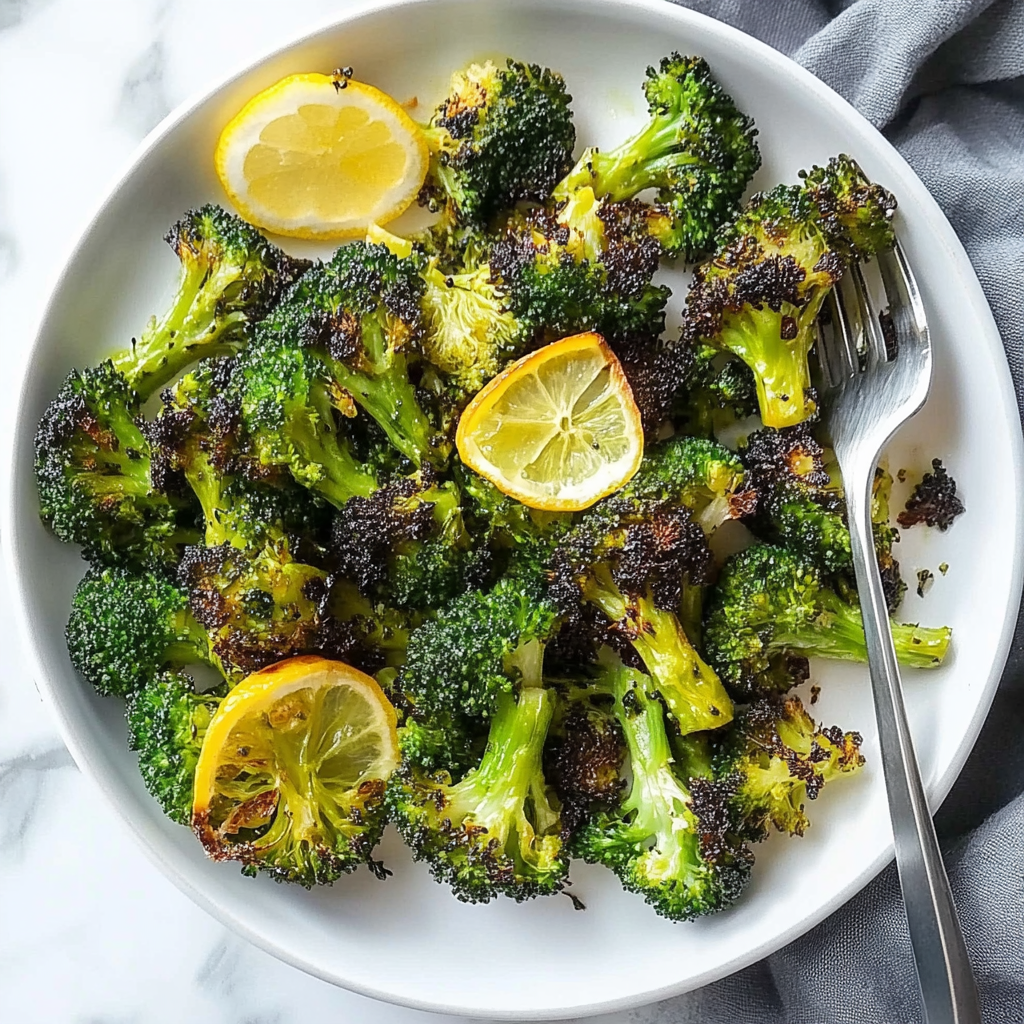 Recipe preparation for Roasted Broccoli