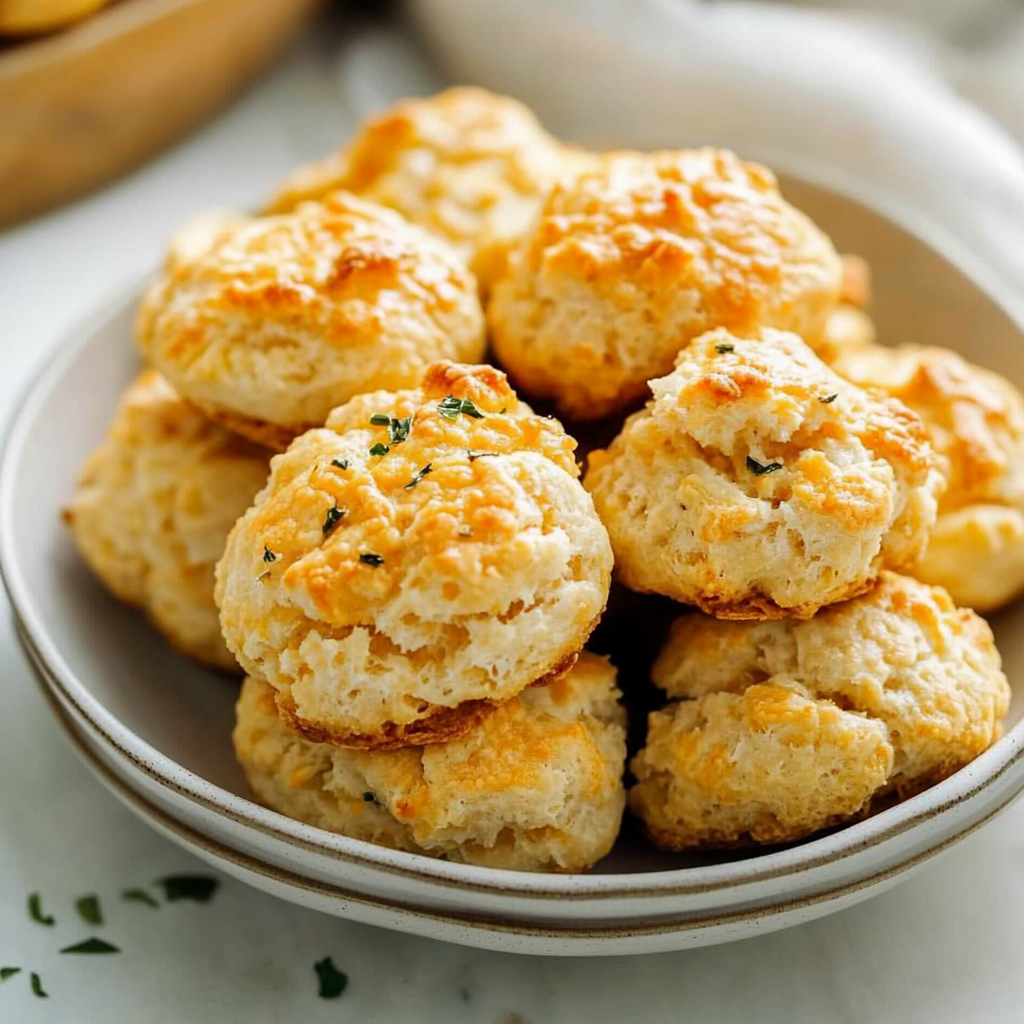 Recipe preparation for Cheddar Bay Biscuits