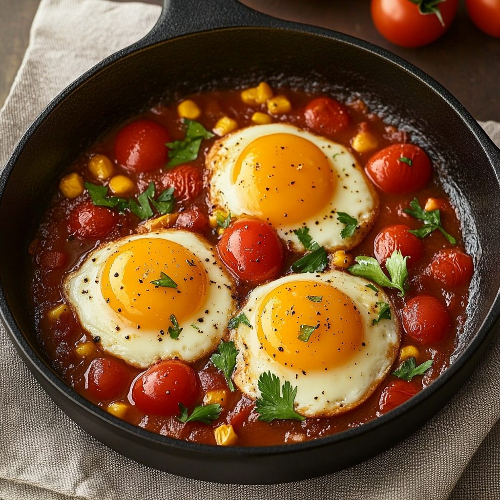 Recipe preparation for Pili Pili Eggs