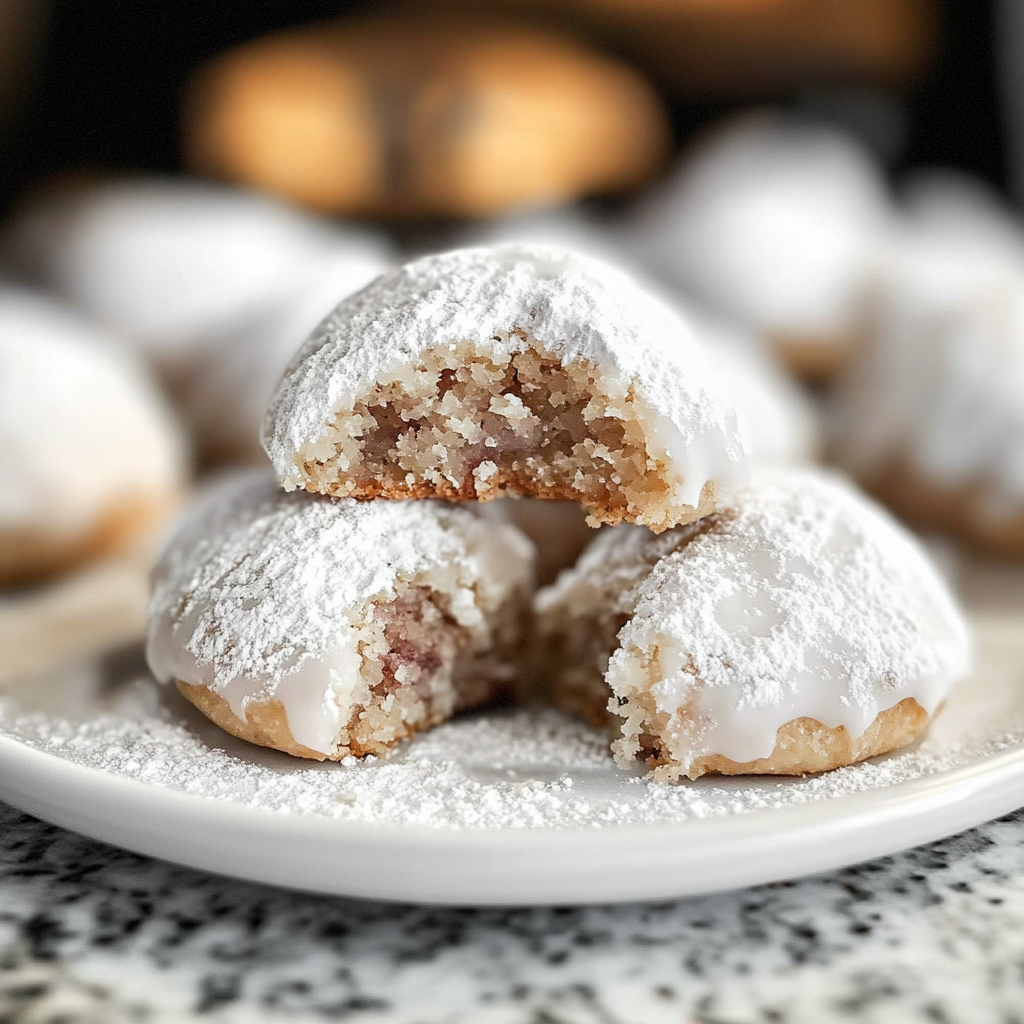 Recipe preparation for Snowball Cookies