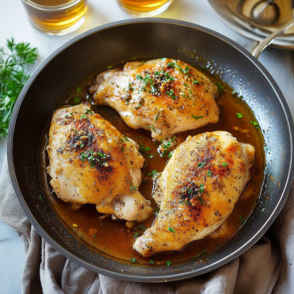 Recipe preparation for Maple-mustard roasted chicken