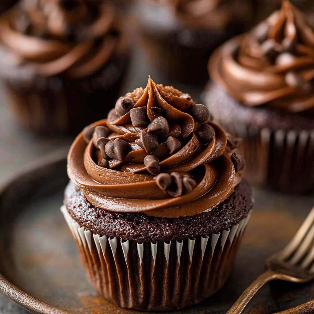 Recipe preparation for chocolate cupcake recipe