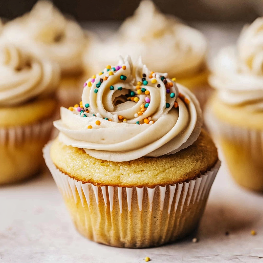 Recipe preparation for vanilla cupcake recipe