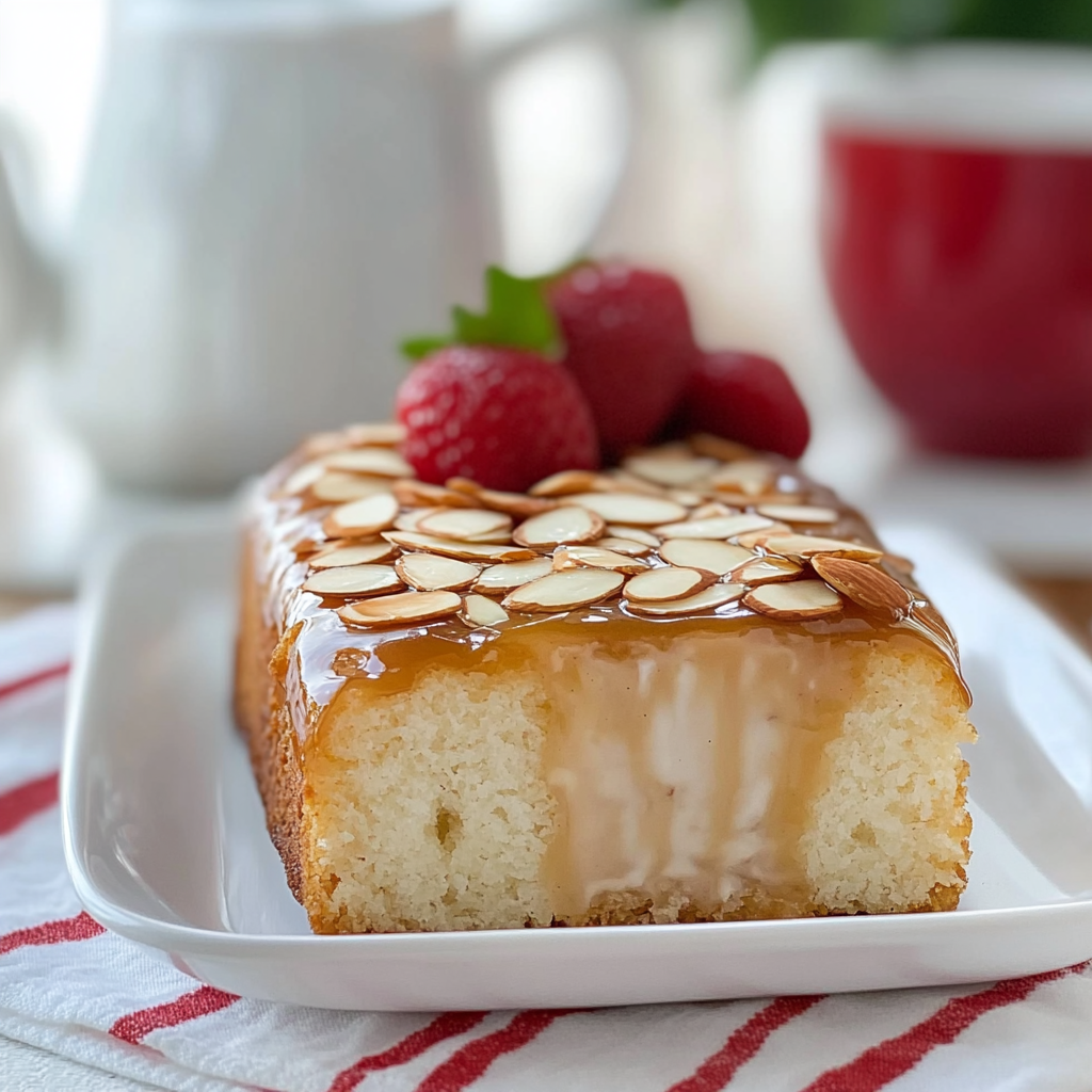 Recipe preparation for Mini Gluten-Free Almond Caramel Cakes