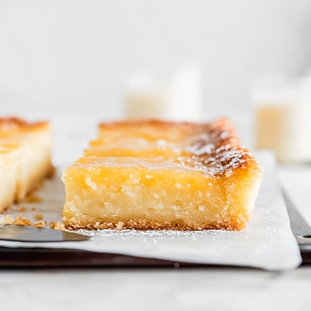 Recipe preparation for Classic Butter Cake Squares