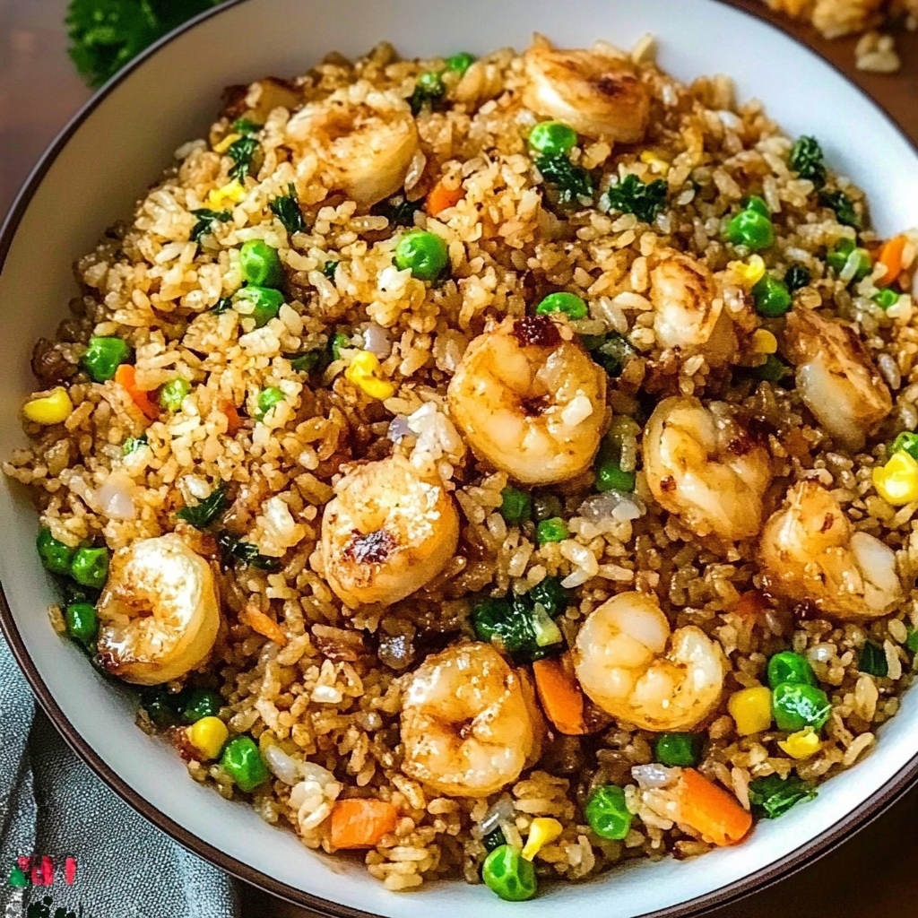 Recipe preparation for Bang Bang Fried Rice
