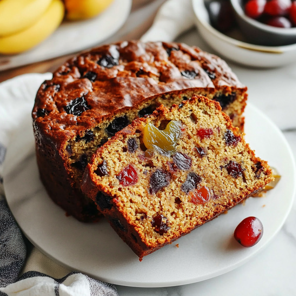 Recipe preparation for Classic Fruitcake Recipe