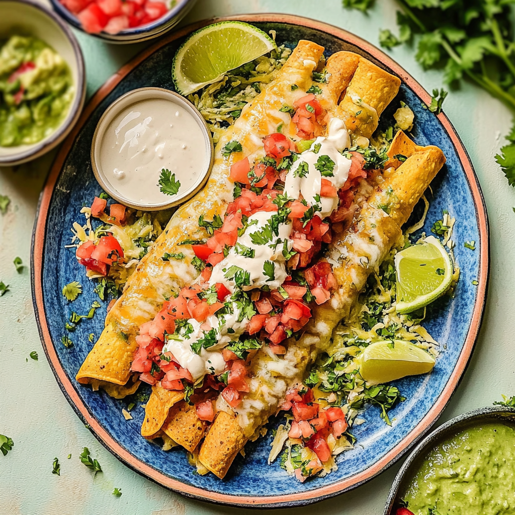 Recipe preparation for baked bean and cheese taquitos