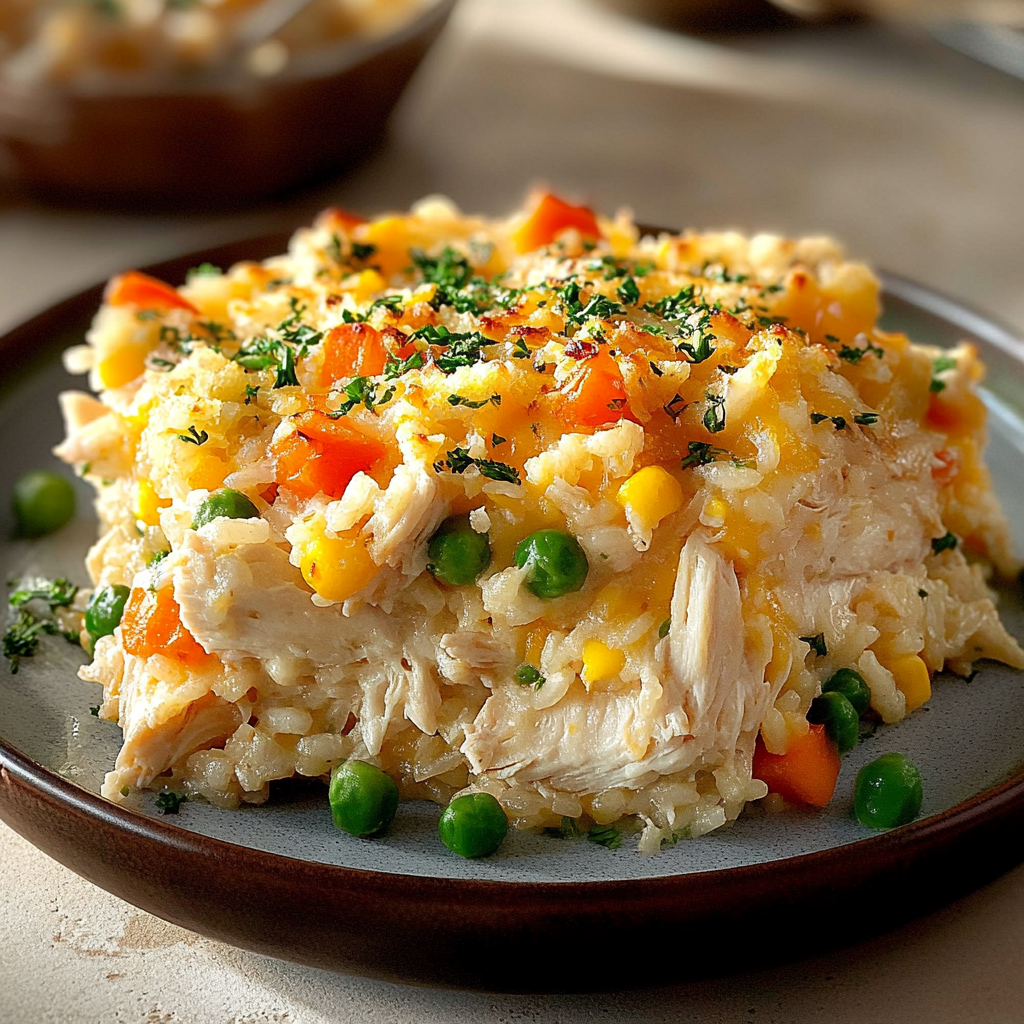 Recipe preparation for Best Chicken and Rice Casserole