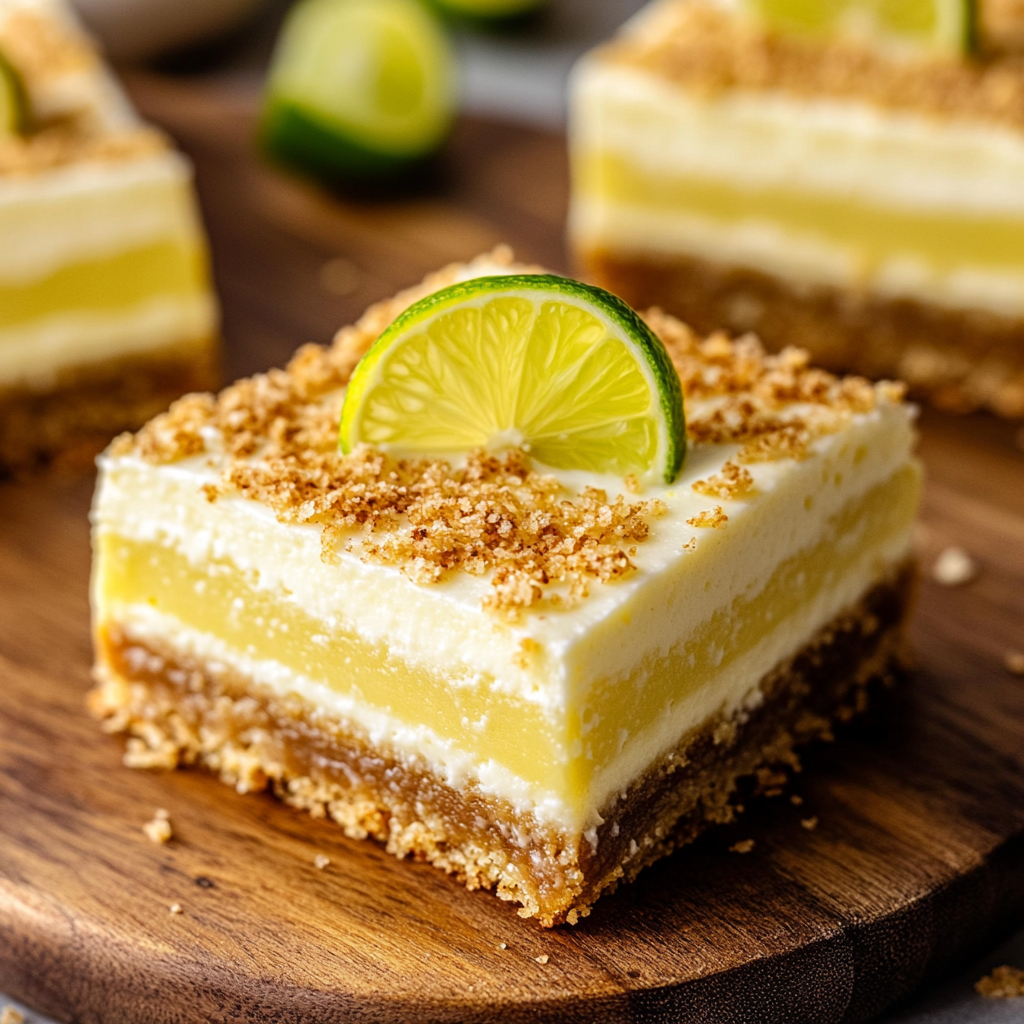 Recipe preparation for Key Lime Pie Bars