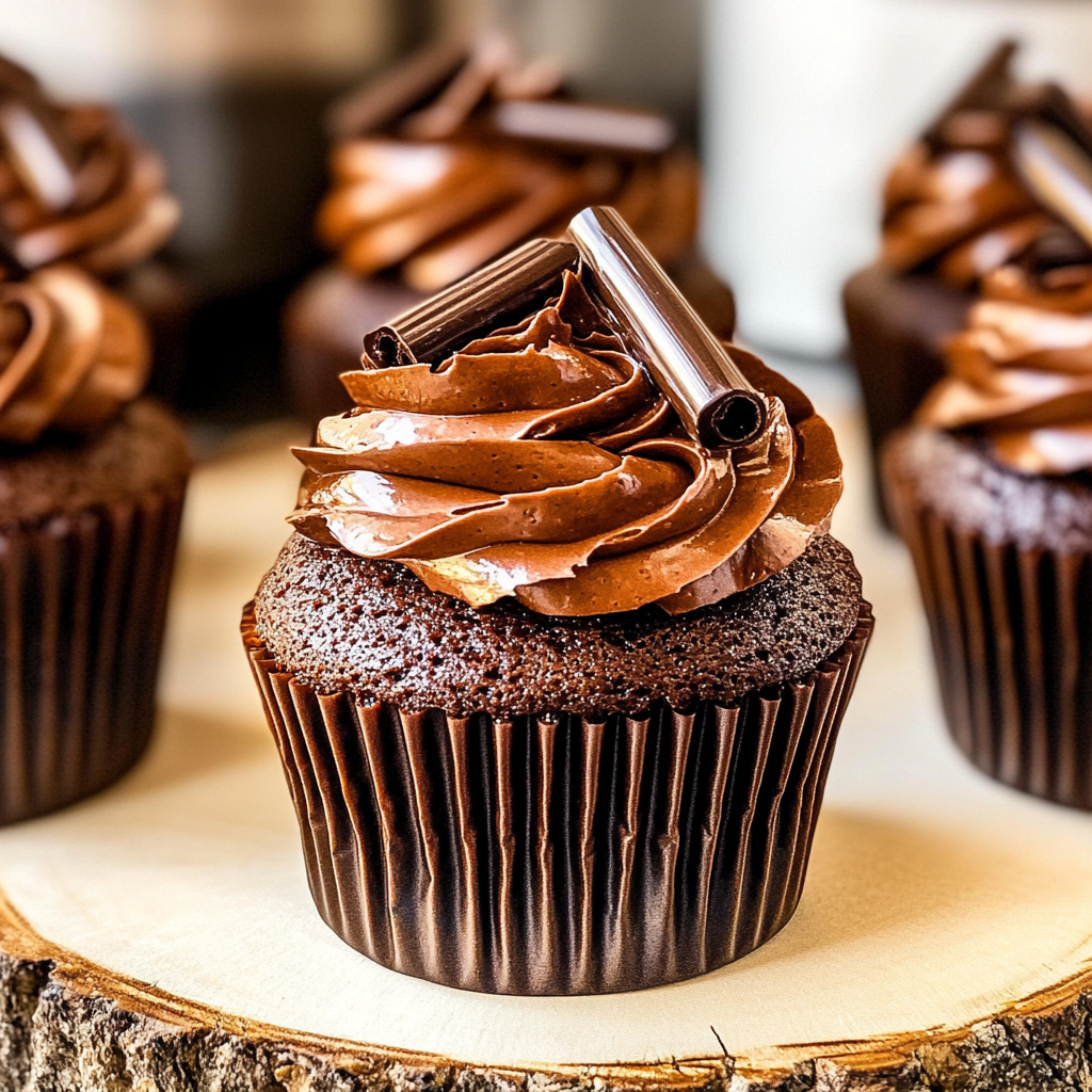 Recipe preparation for Chocolate Cupcakes