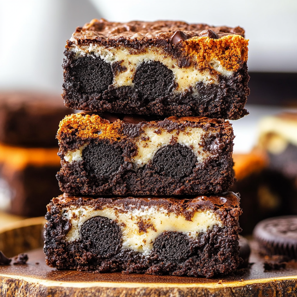 Recipe preparation for oreo brownies