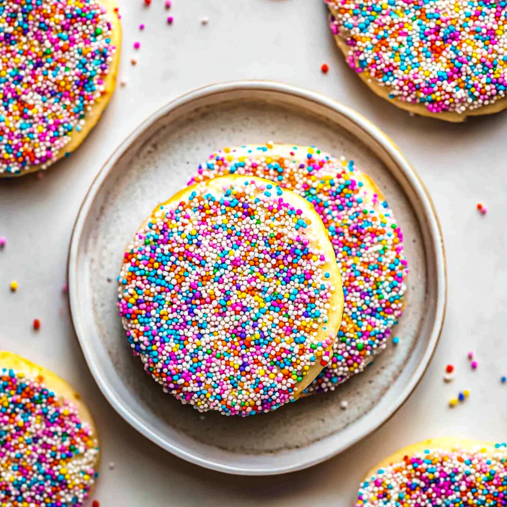 Recipe preparation for sprinkle sugar cookies