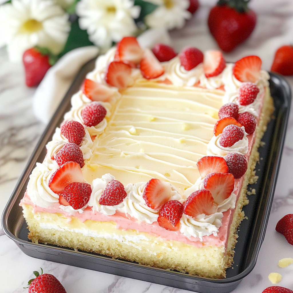 Recipe preparation for Strawberry Champagne Tiramisu