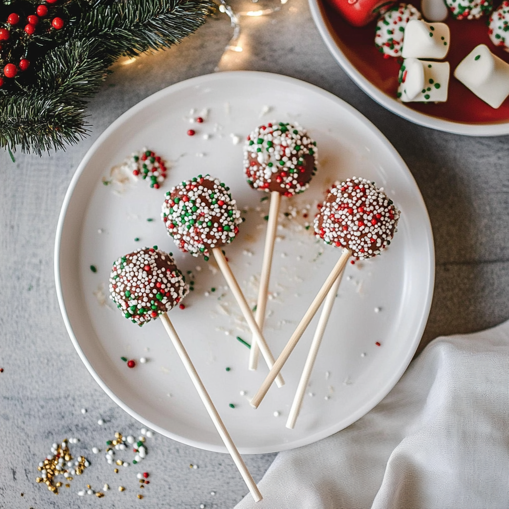 Recipe preparation for Christmas Cake Pops