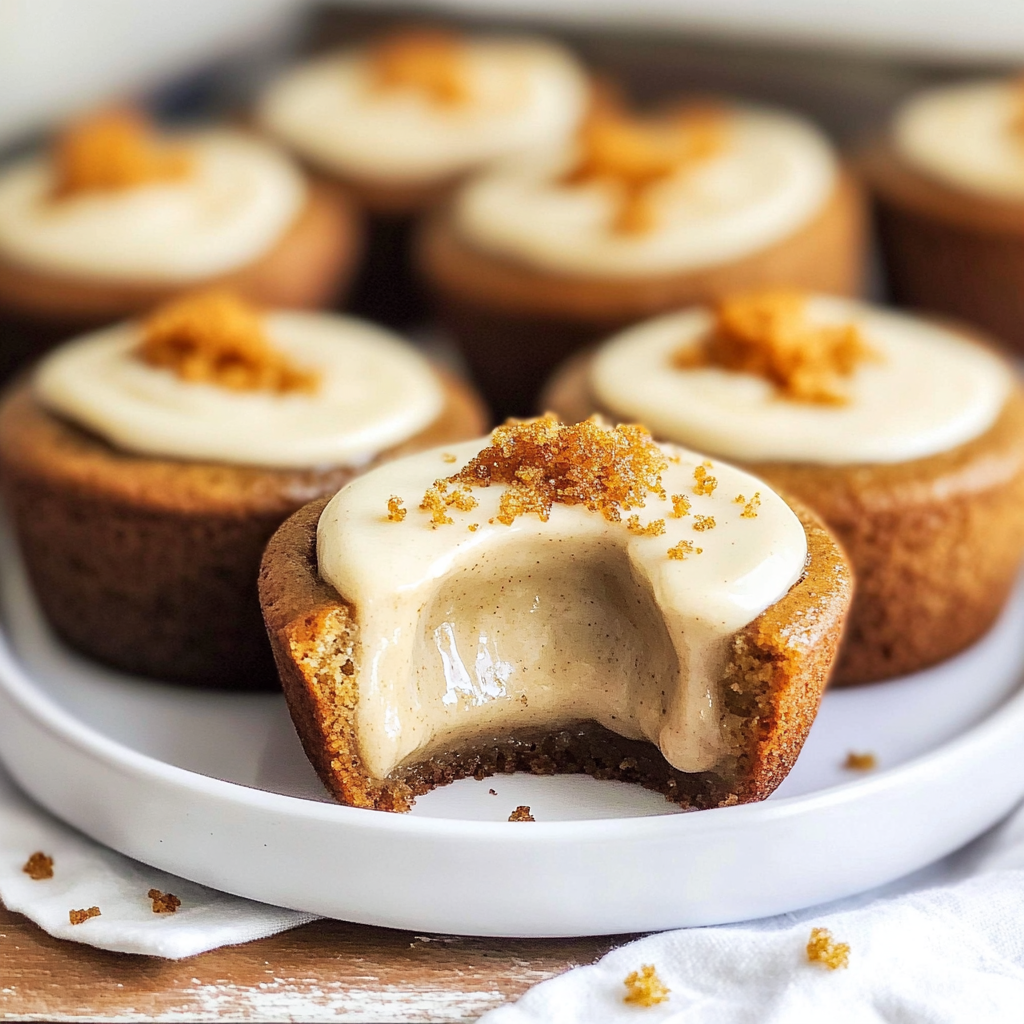 Recipe preparation for Baked Gingerbread Custard Cups