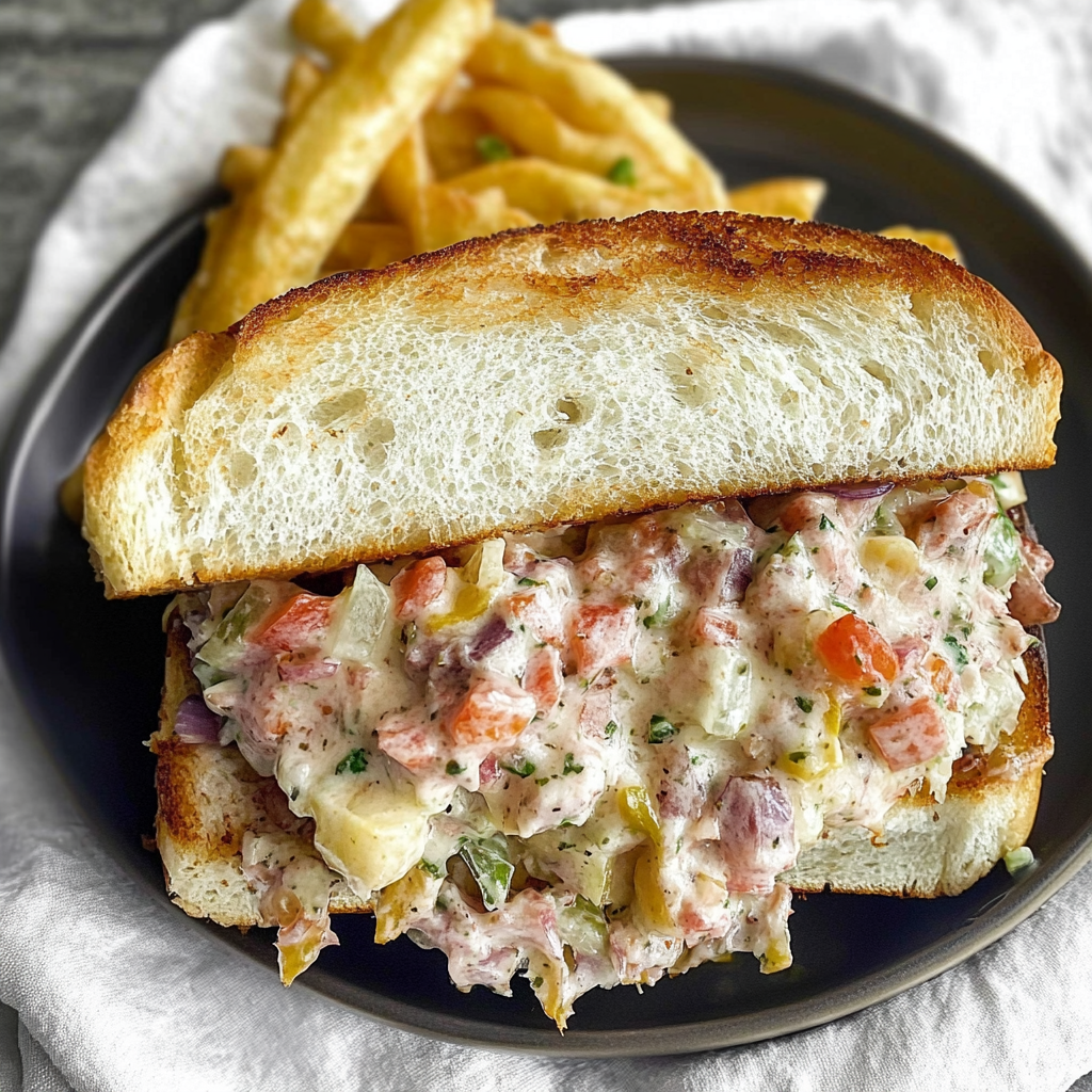 Recipe preparation for chopped grinder sandwich