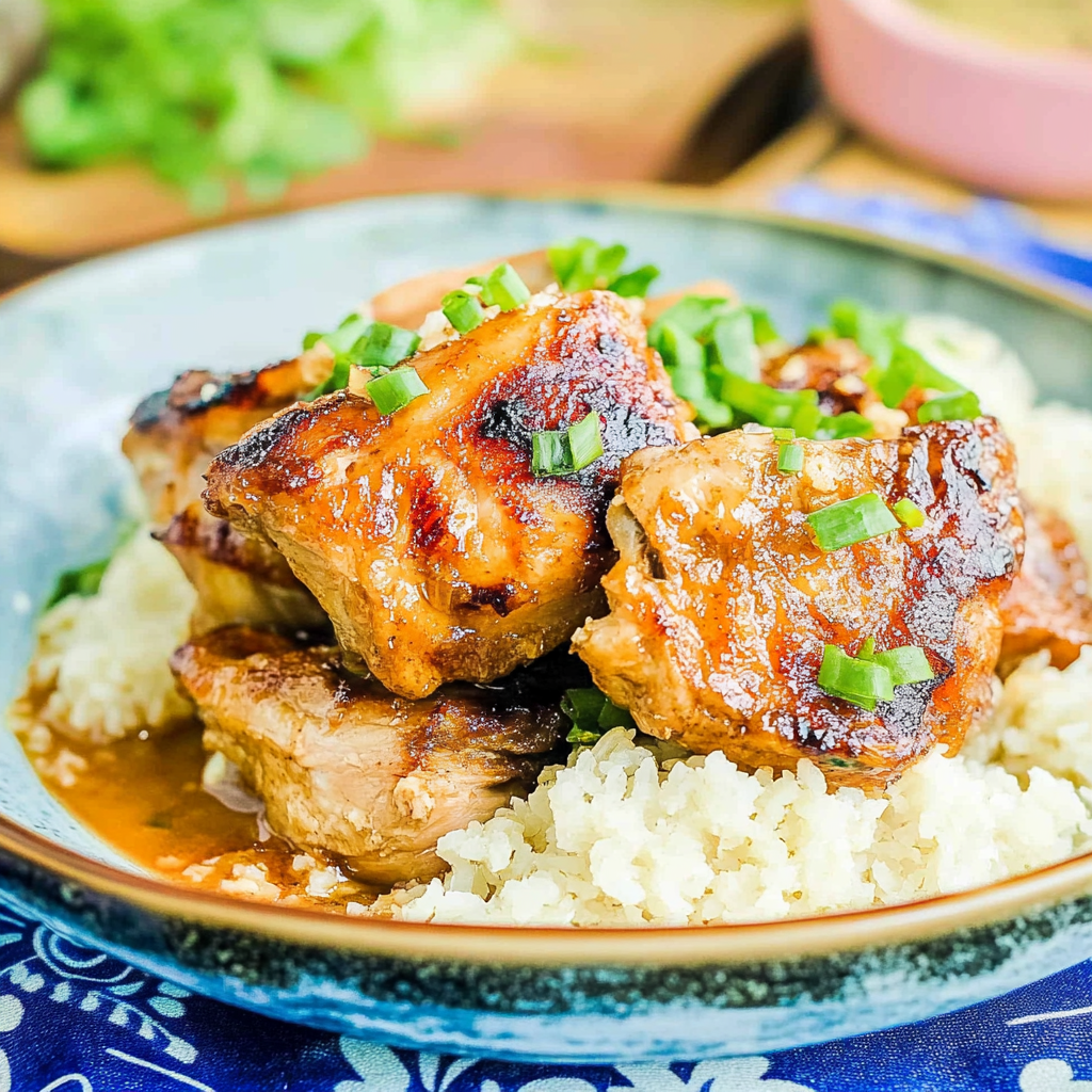 Recipe preparation for Slow Cooker Chicken Adobo
