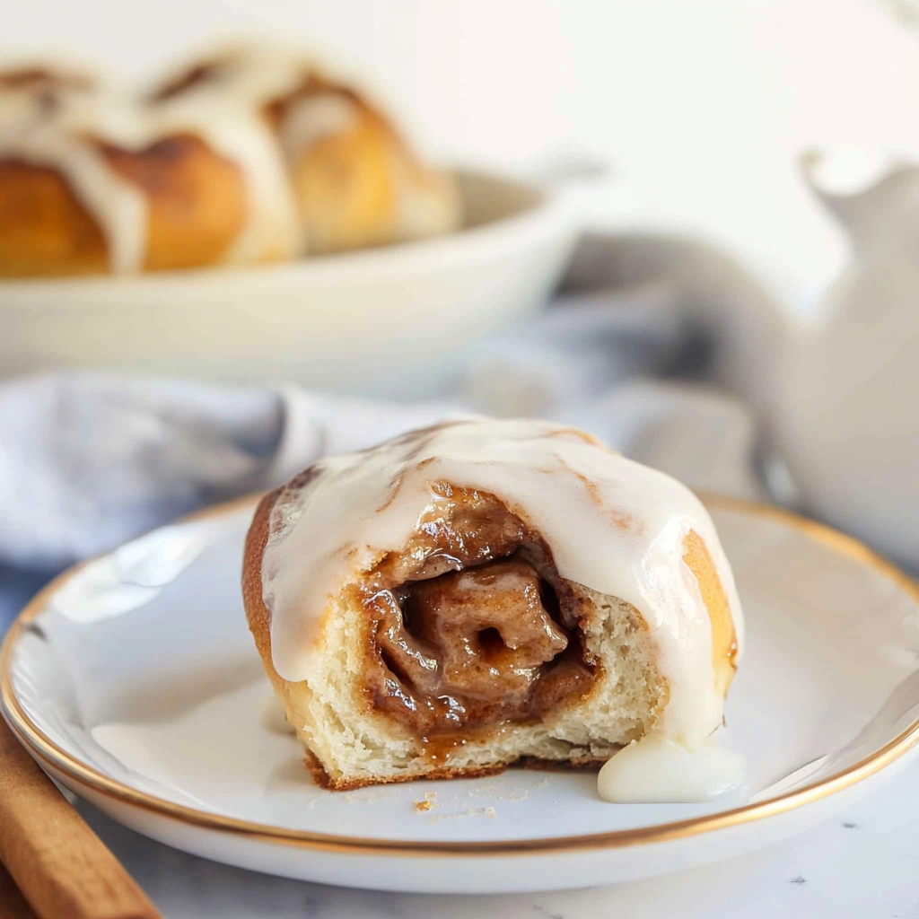 Recipe preparation for Warm Cinnamon Rolls from Scratch