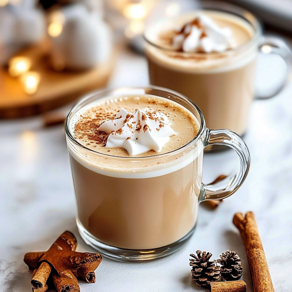 Recipe preparation for Homemade Gingerbread Latte