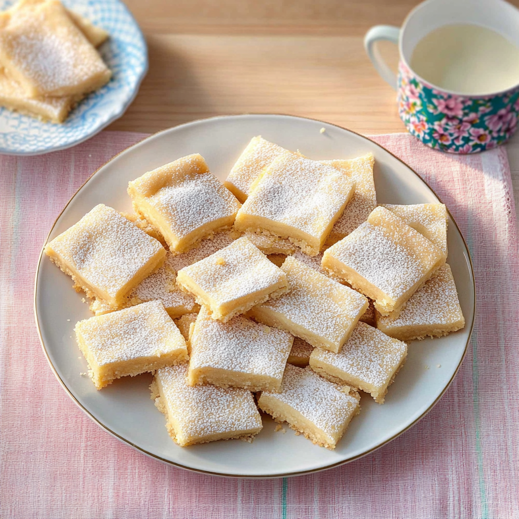 Recipe preparation for Easy 3-Ingredient Shortbread Cookies