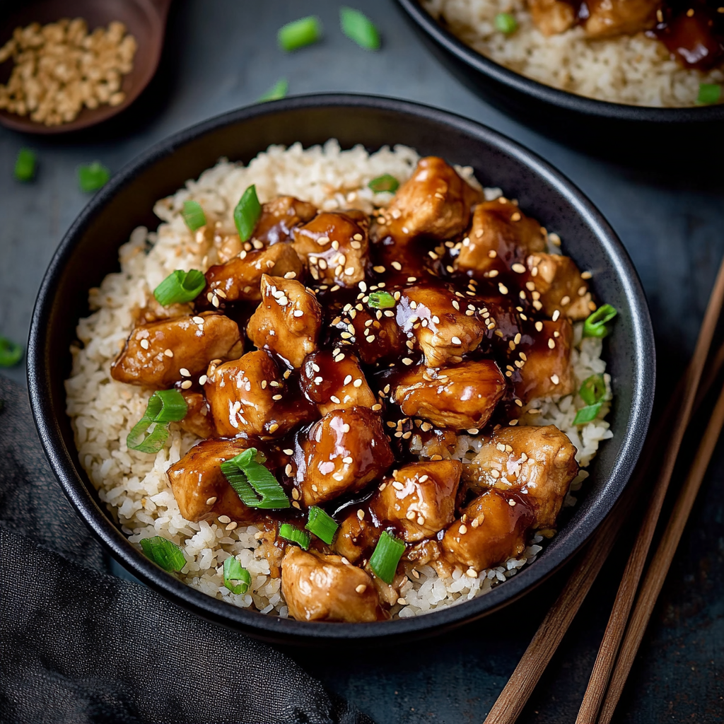 Recipe preparation for Slow Cooker Honey Garlic Chicken