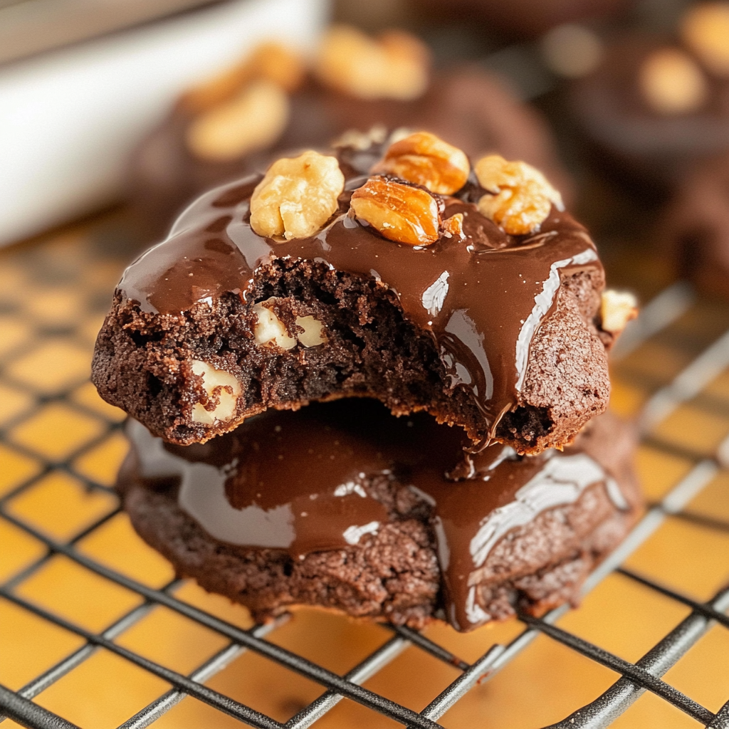Recipe preparation for Texas Sheet Cake Cookies