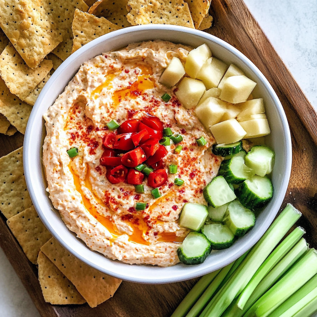 Recipe preparation for pimento dip