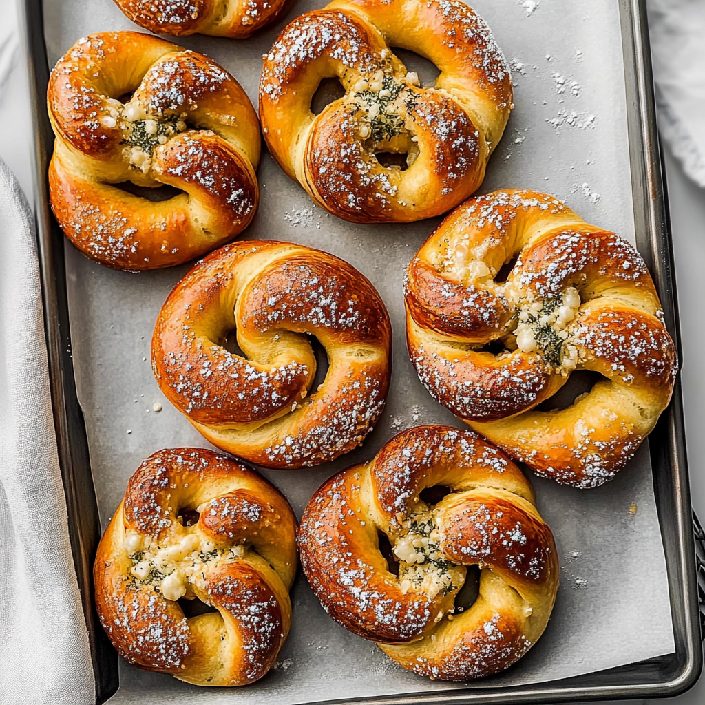 Recipe preparation for Easy Bavarian Pretzels