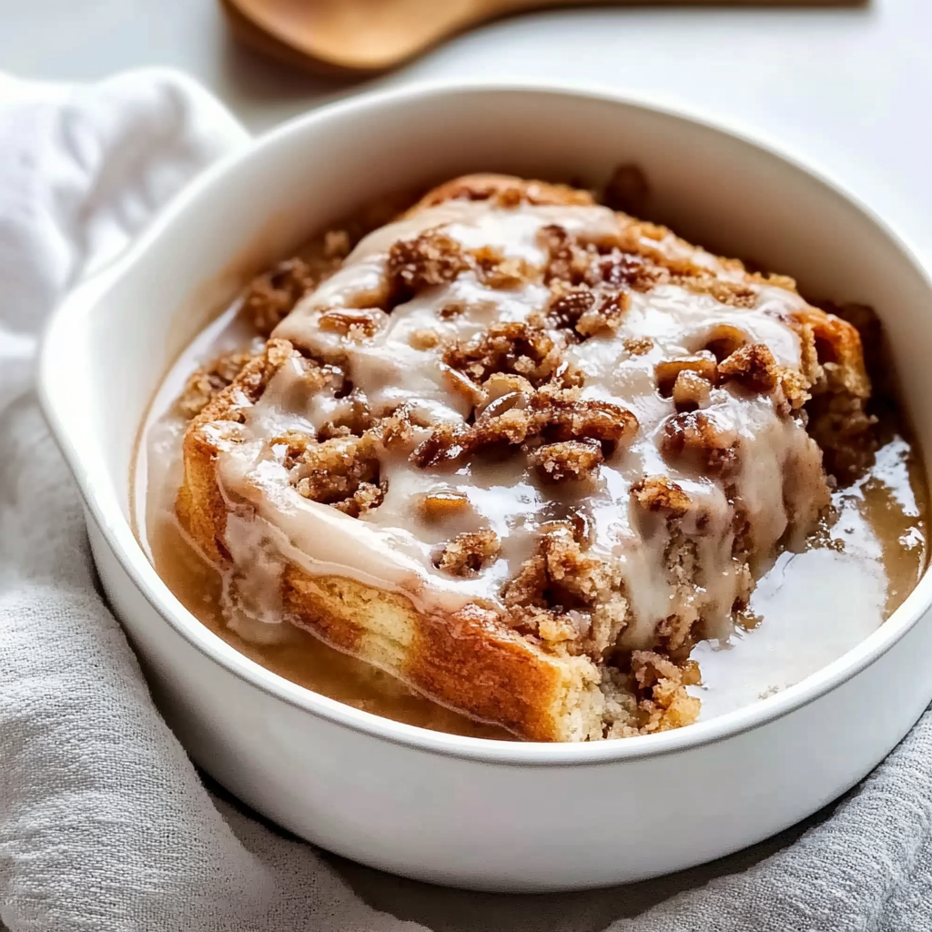 Recipe preparation for cinnamon roll french toast casserole