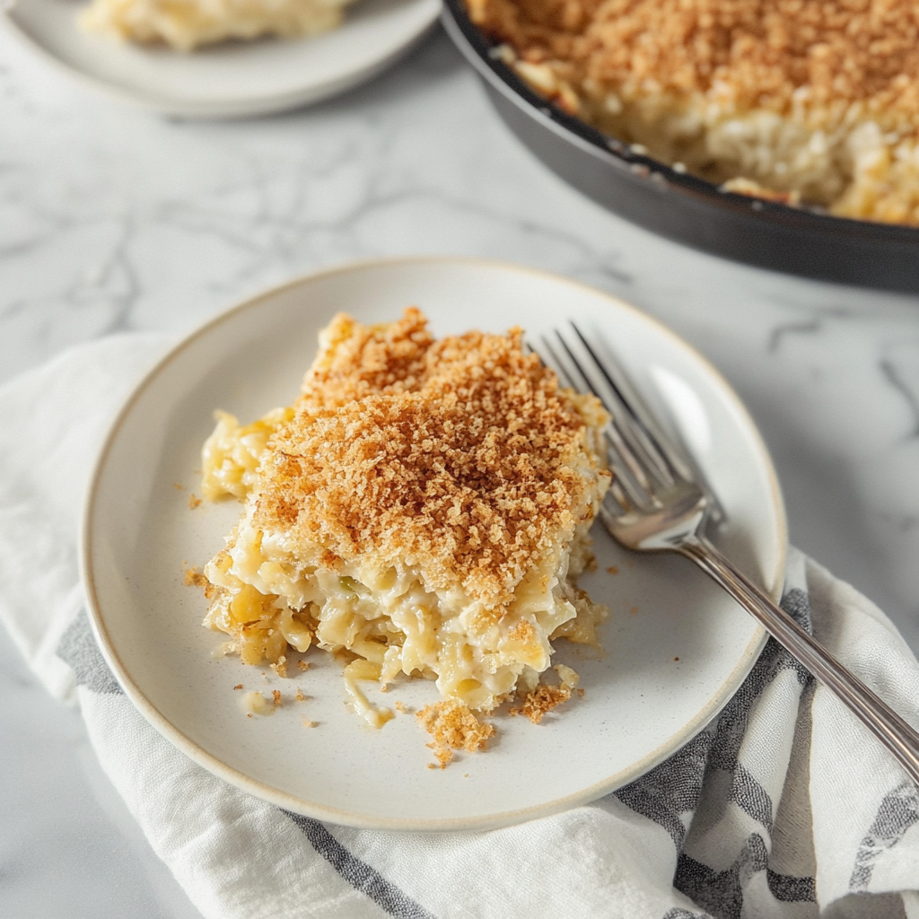 Recipe preparation for jewish kugel