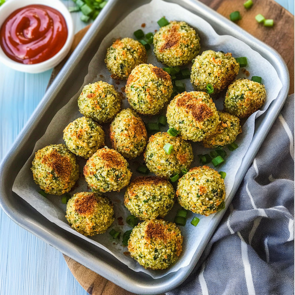 Recipe preparation for broccoli bites