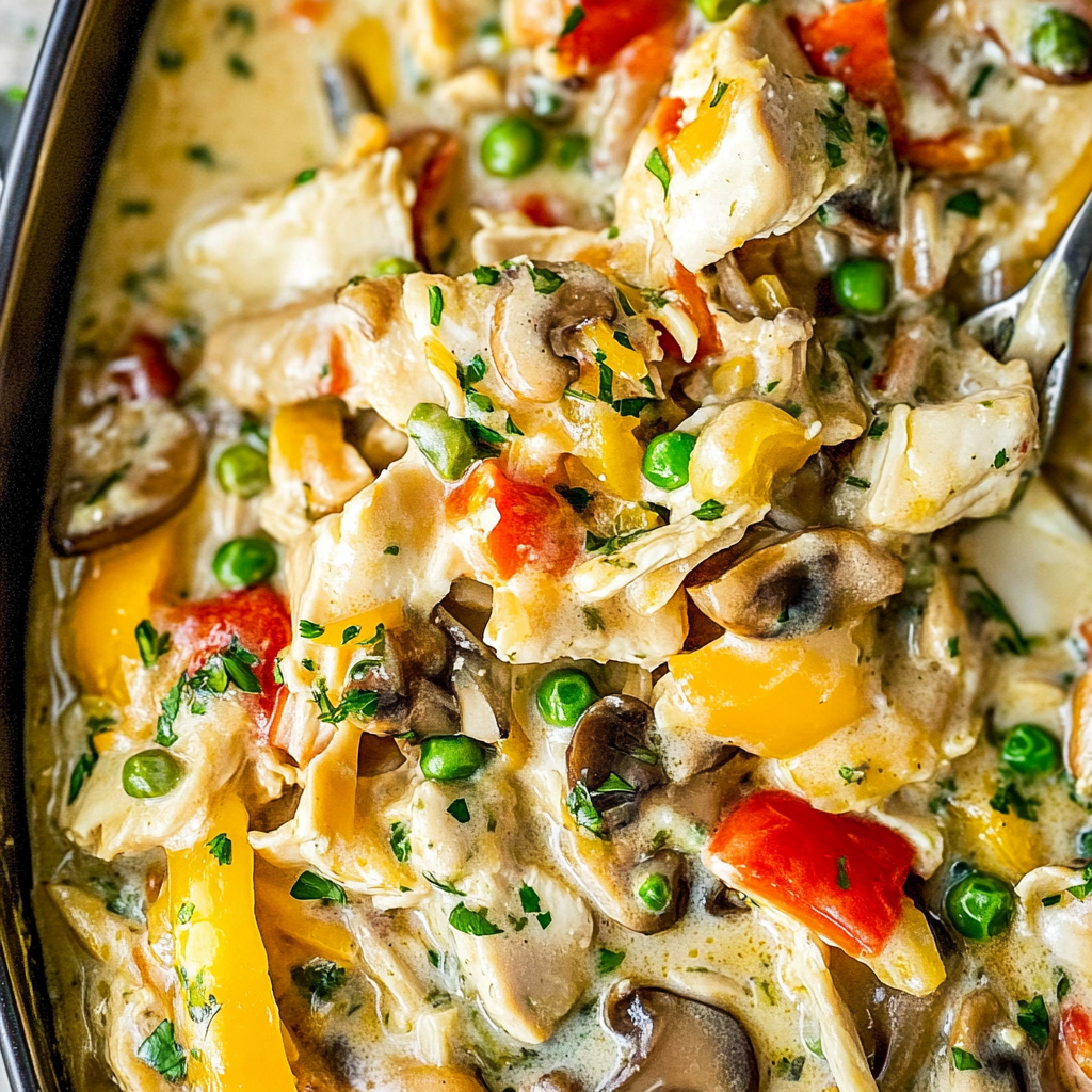Recipe preparation for chicken ala king
