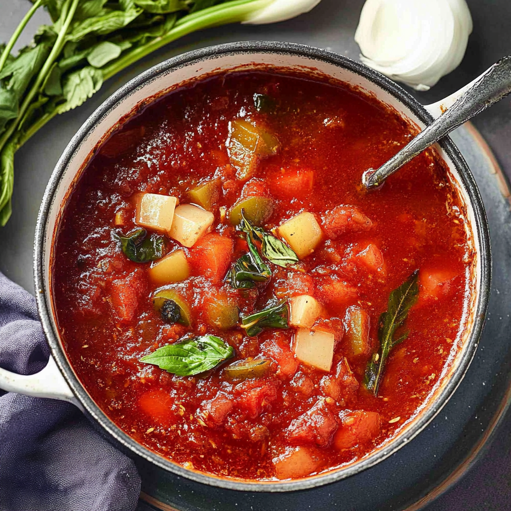 Recipe preparation for borscht recipe