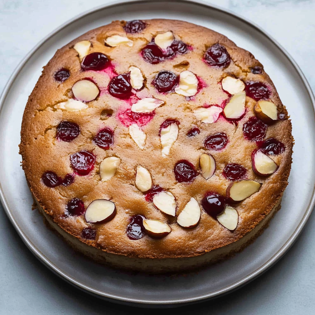 Recipe preparation for cranberry cake