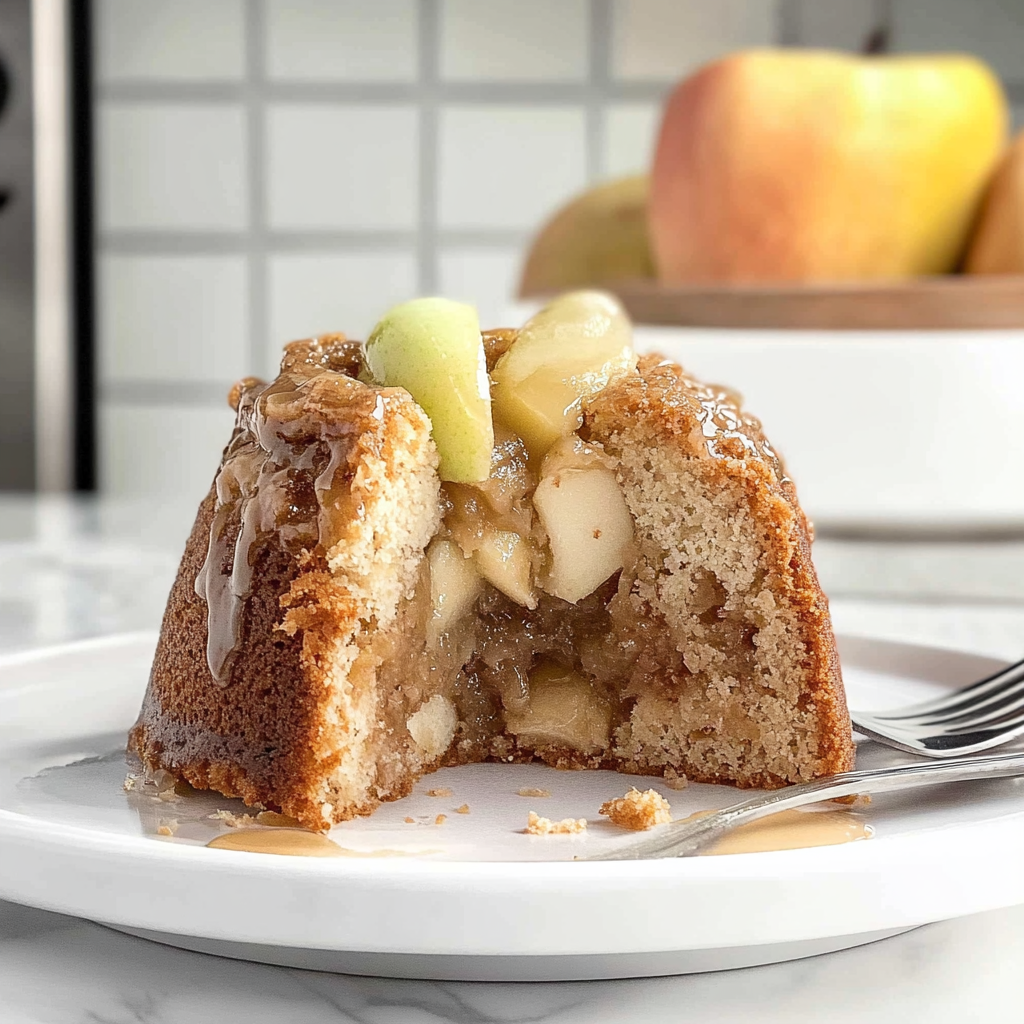 Recipe preparation for fresh apple cake