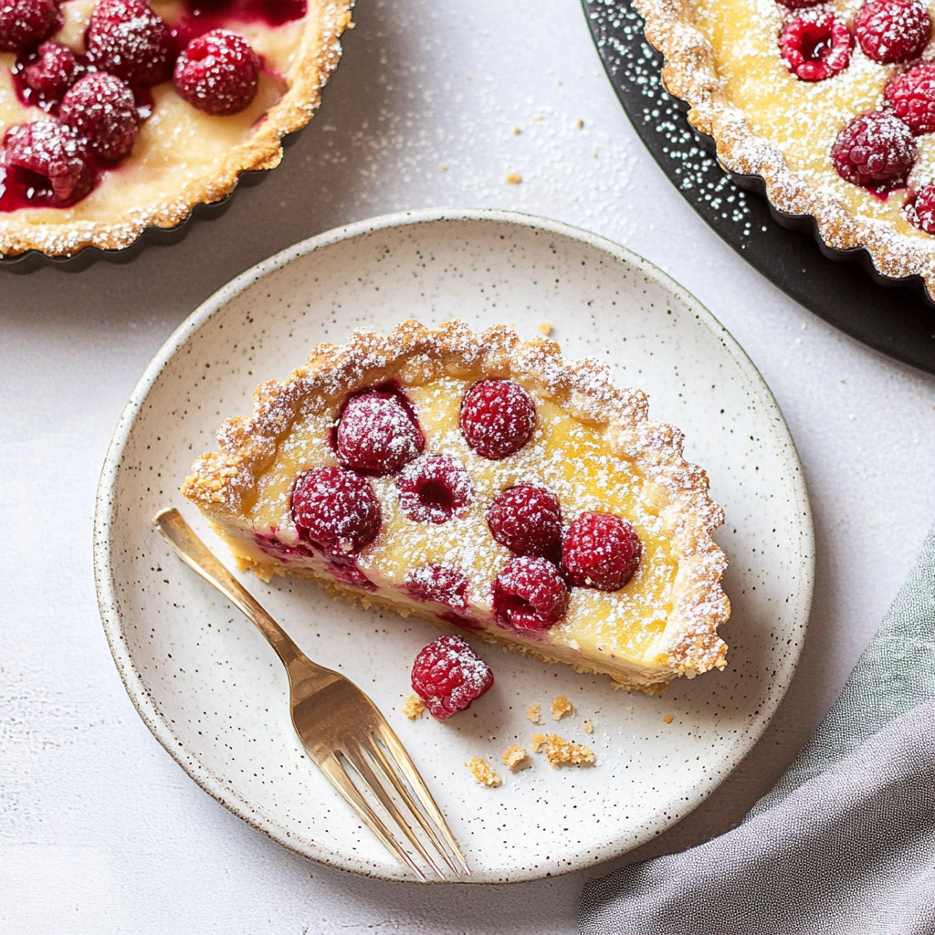 Recipe preparation for foolproof raspberry frangipane tart