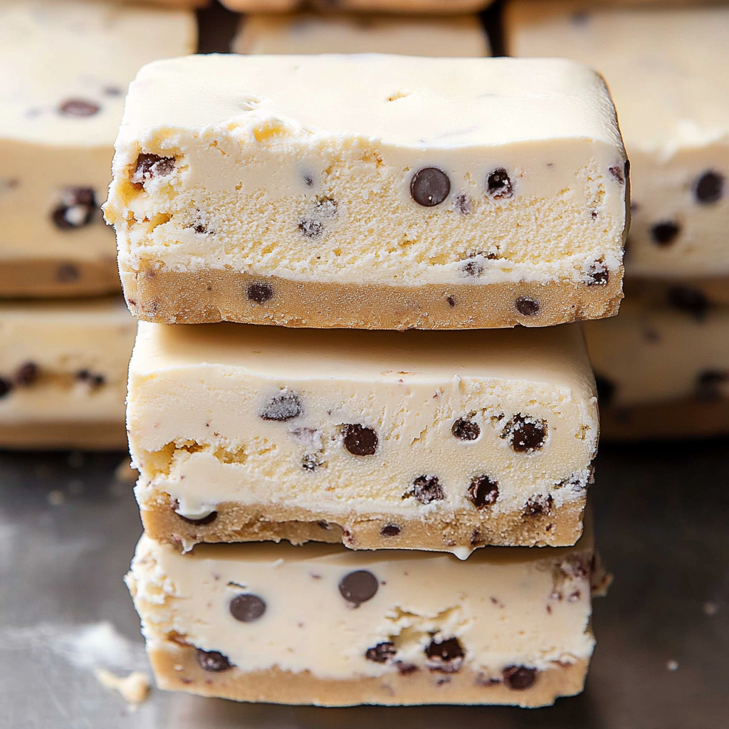 Recipe preparation for cookie dough ice cream sandwiches