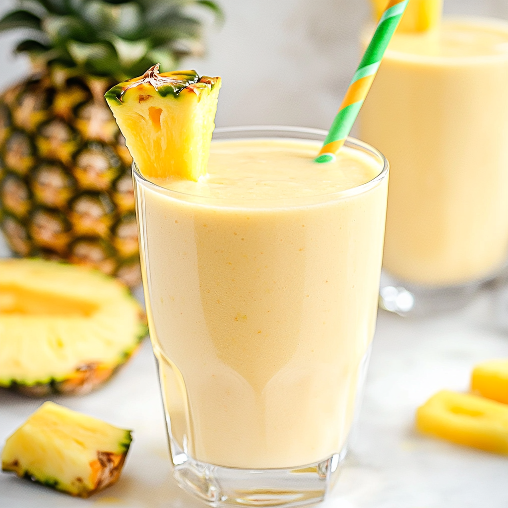 Recipe preparation for mango pineapple smoothie