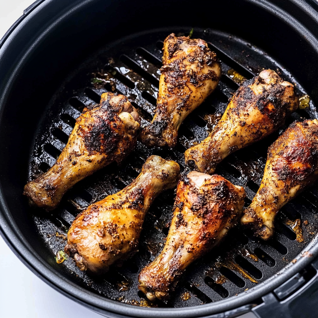 Recipe preparation for air fryer chicken legs