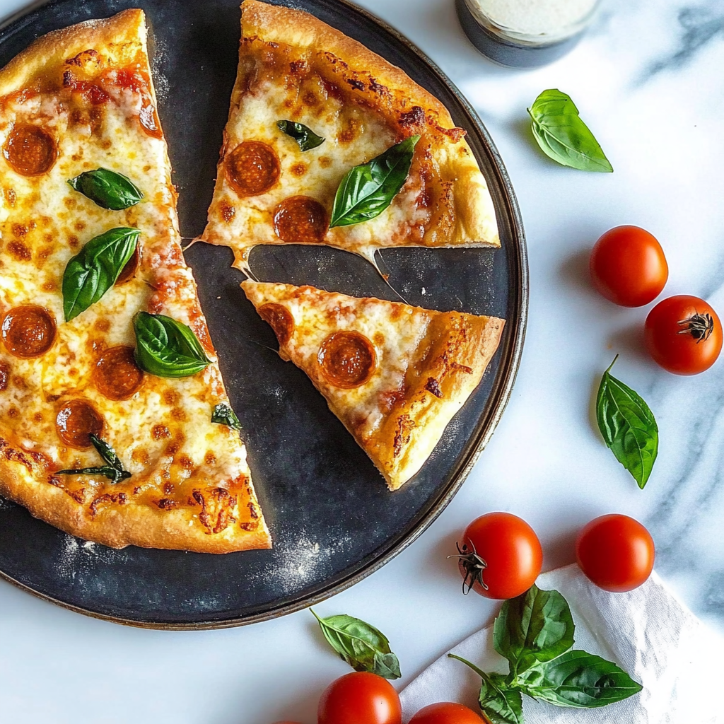Recipe preparation for sourdough pizza dough