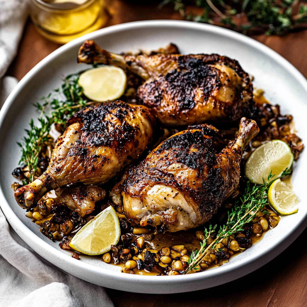 Recipe preparation for grilled cornish hens