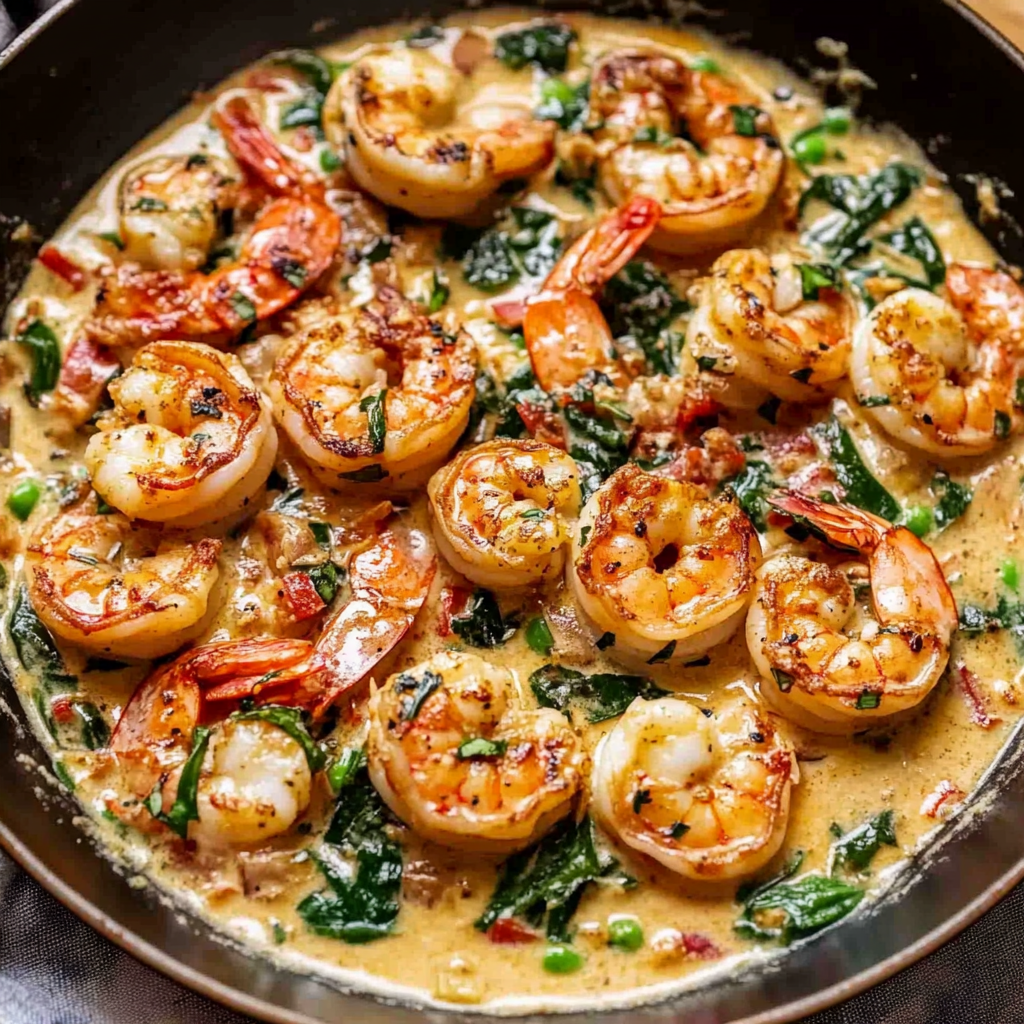 Recipe preparation for tuscan shrimp