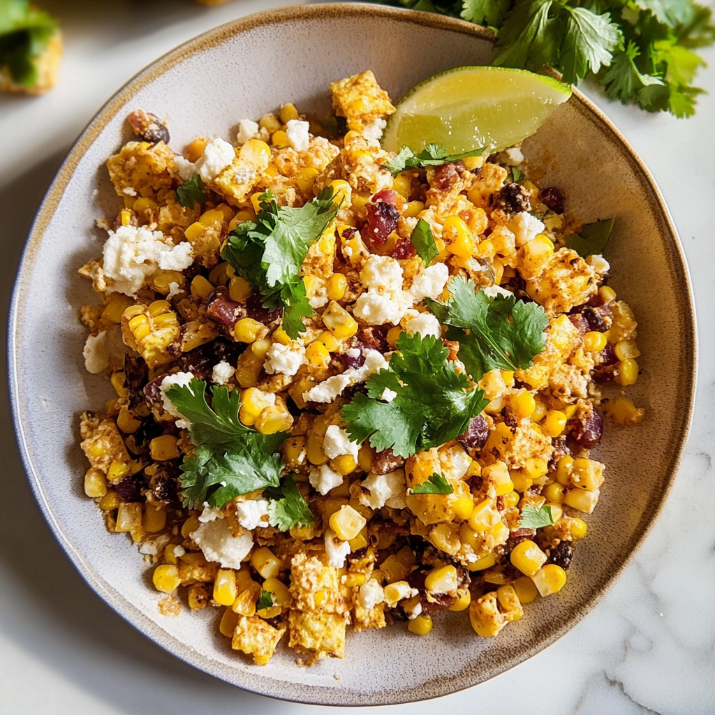 Recipe preparation for mexican corn dip