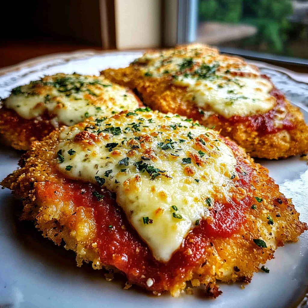Recipe preparation for keto chicken parmesan