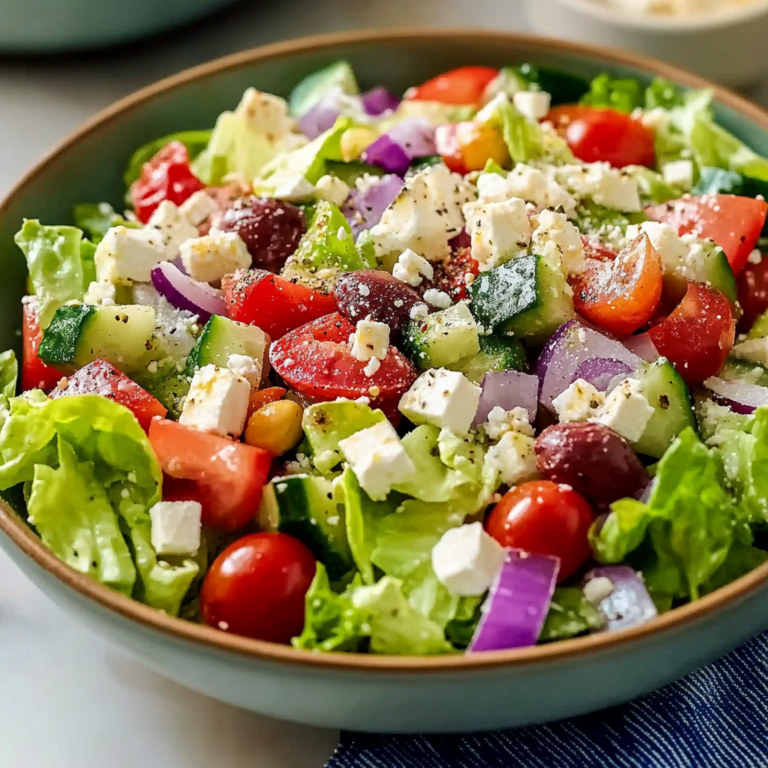 Refreshing Greek Salad with Lettuce – A Delightful Recipe Ebook