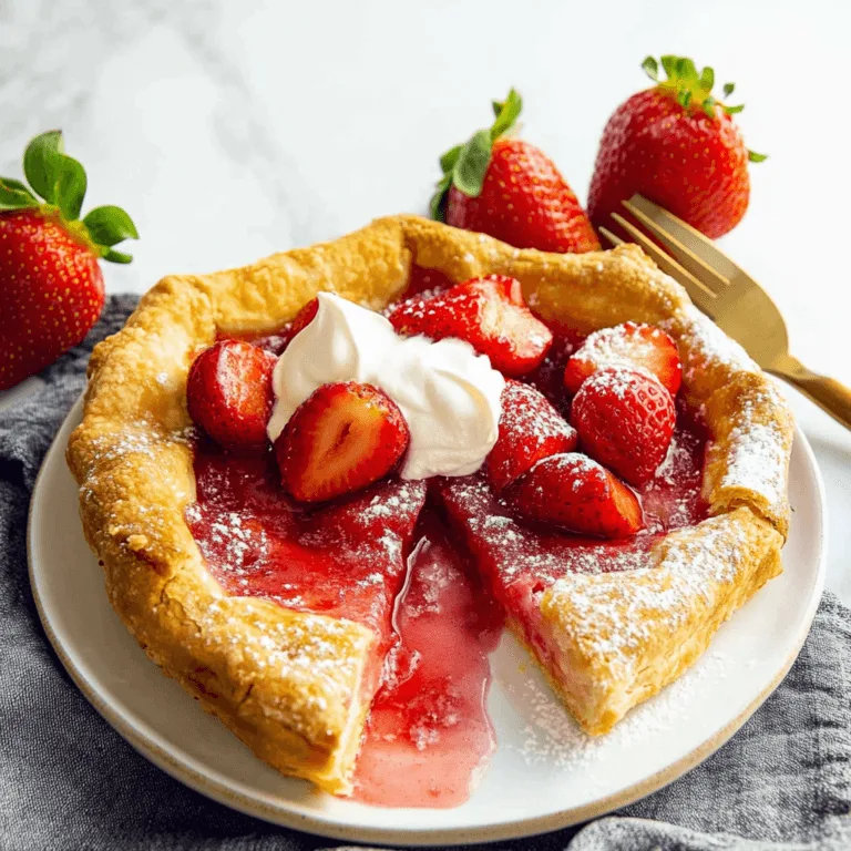 Irresistible Strawberry Galette: A Simple Delight