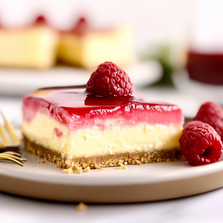 Irresistible Lemon Raspberry Cheesecake Bars Recipe Ebook