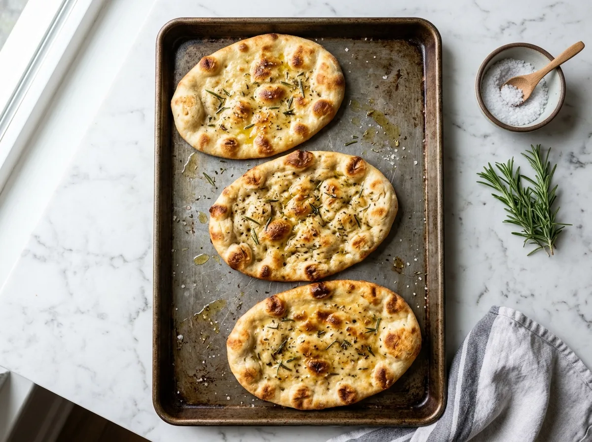 Greek Chicken Flatbread bake flatbread