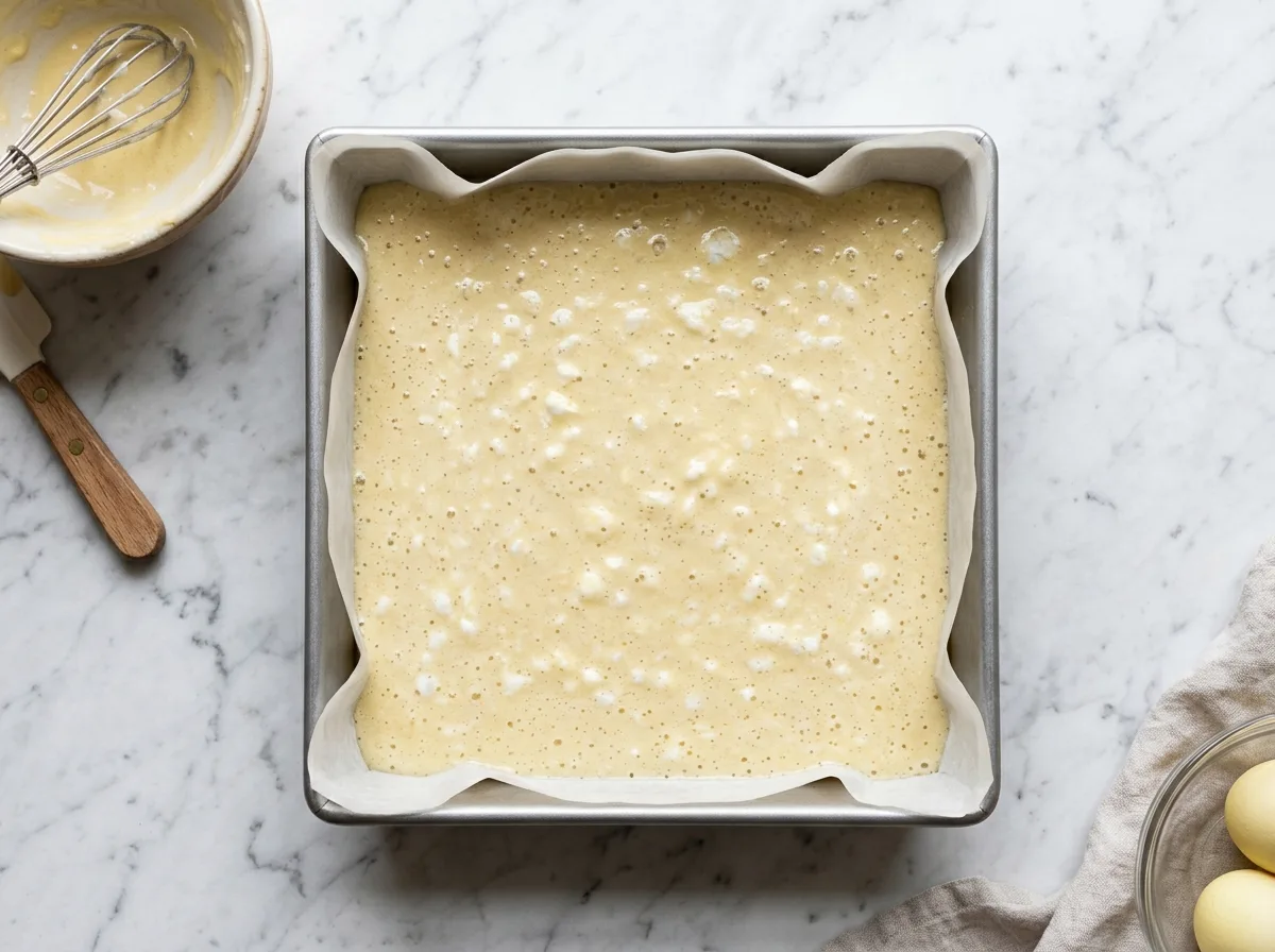 Magic Custard Cake bake & chill